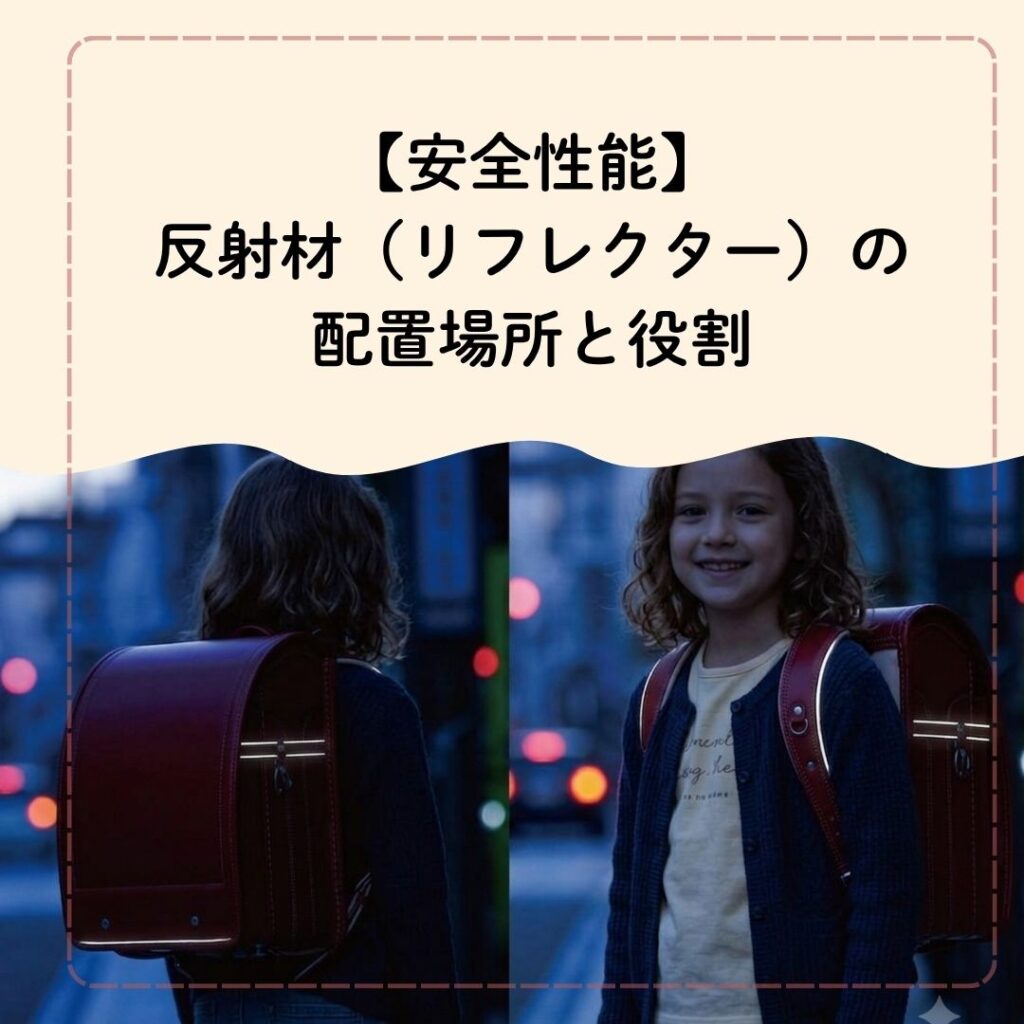 【安全性能】反射材（リフレクター）の配置場所と役割