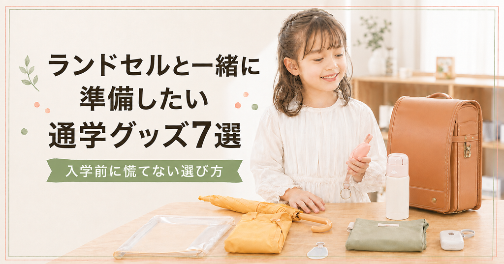 ランドセルと一緒に準備したい通学グッズ7選｜入学前のチェックリスト