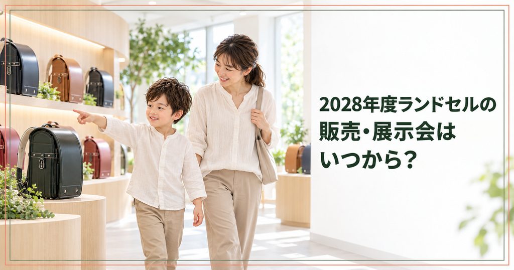 2028年度ランドセルの販売・展示会はいつから?最新スケジュール